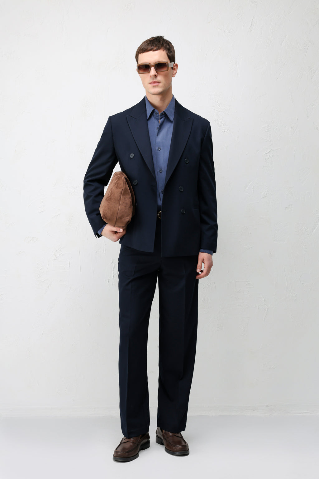 Erkek Rahat Kesim Blazer Ceket Lacivert