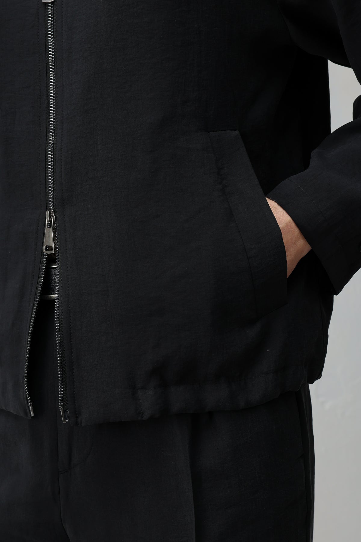 Lyocell Karışımlı Yazlık Erkek Ceket Siyah