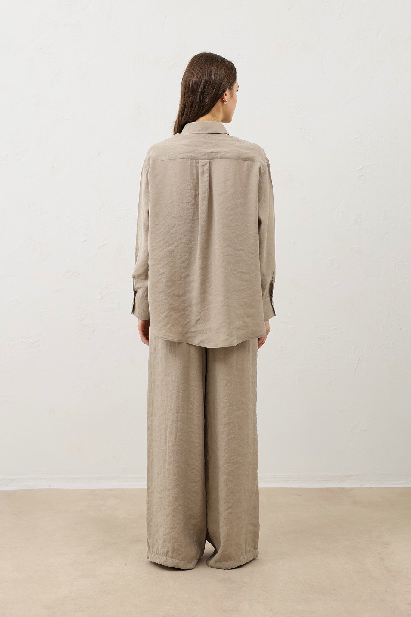 Kadın Modal Karışımı Pantolon Bej