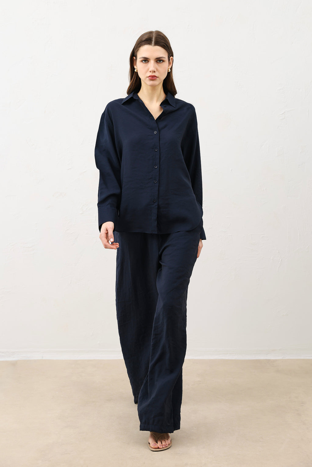 Kadın Modal Karışımı Pantolon Lacivert