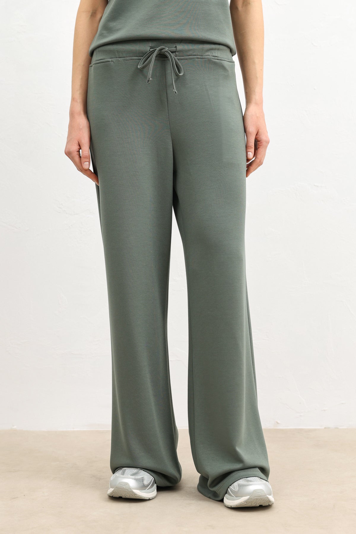 Kadın Rahat Kesim Eşofman Takımı Haki