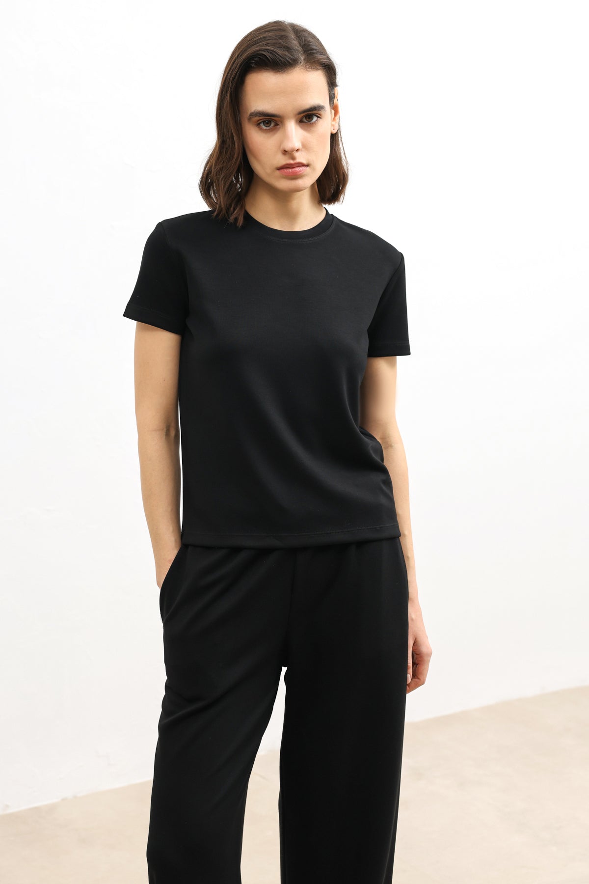 Kadın Bol Kesim Eşofman Takımı Siyah