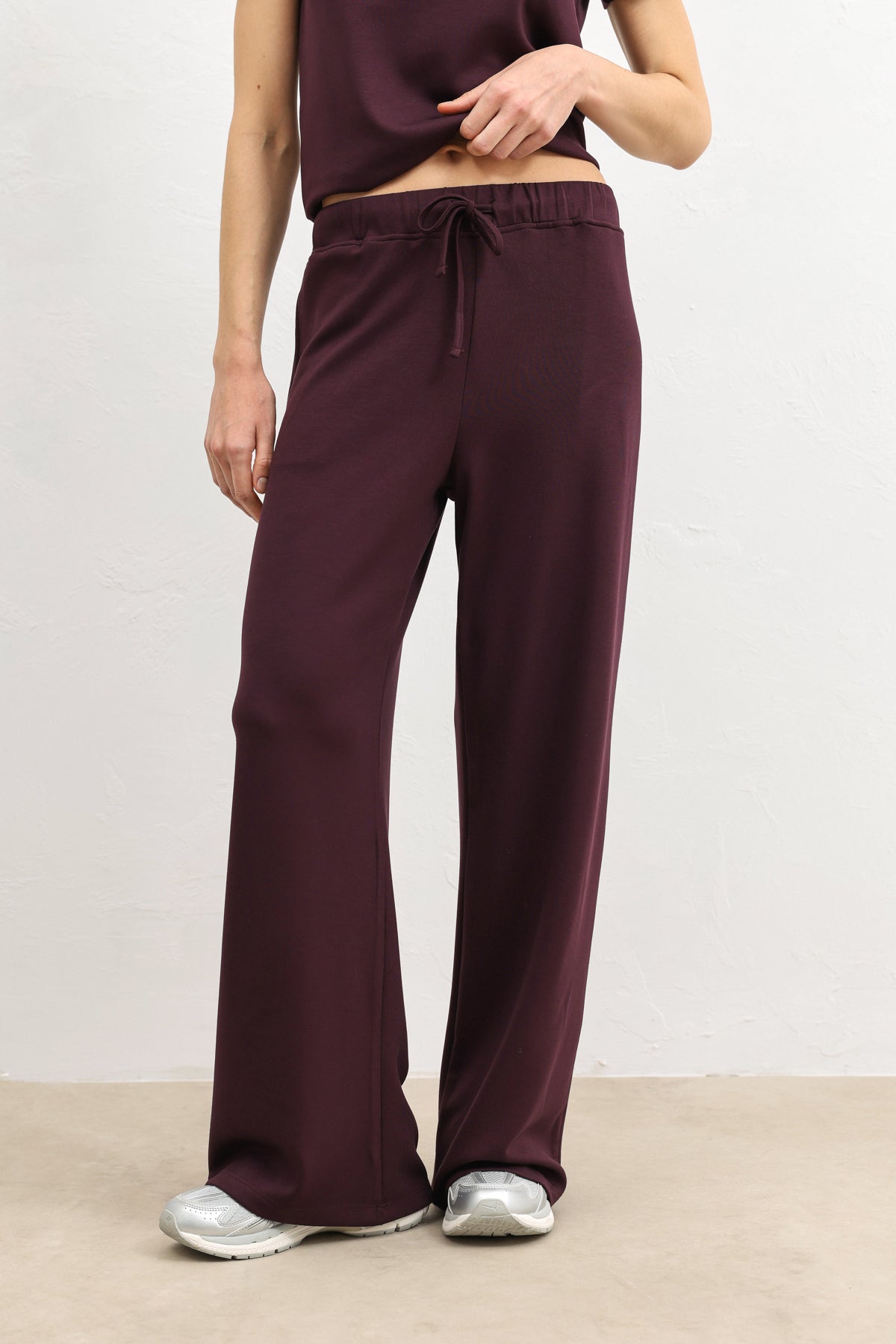 Kadın Bol Kesim Eşofman Takımı Damson