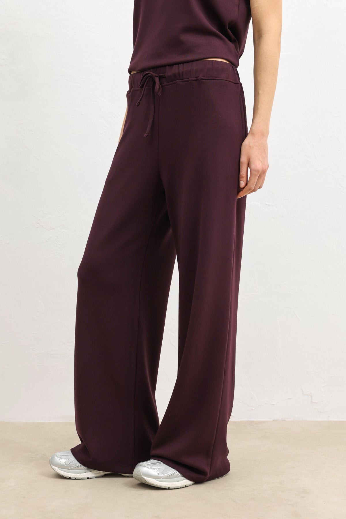 Kadın Bol Kesim Eşofman Takımı Damson